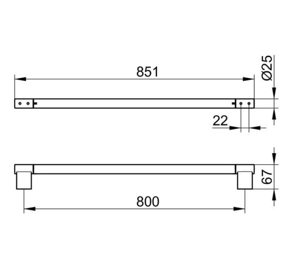 Полотенцедержатель Keuco Plan 14901010800