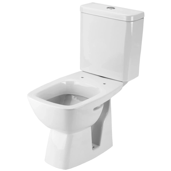 Унитаз-компакт Santek Нео Лайт 1.WH30.2.471 косой выпуск, с сиденьем микролифт, белый