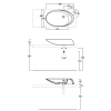 Раковина 76x46 см Simas Bohemien BO12bi*1
