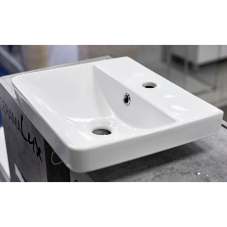 Раковина CeramaLux 9595-40 40x35 см, накладная, белый