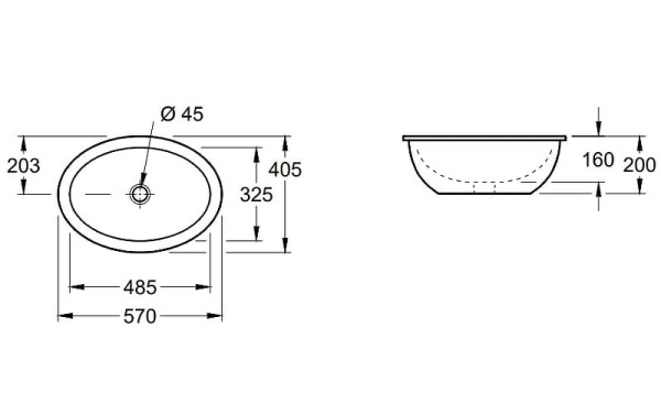 Раковина Villeroy&Boch Loop & Friends 616120R1