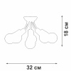 Потолочная люстра Vitaluce V3927 V3927-0/6PL