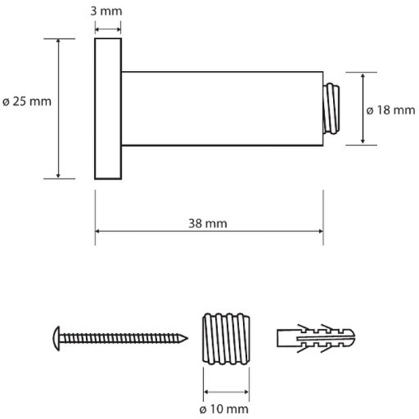 Крючок Bemeta Omega 104206132