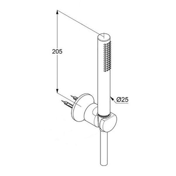 Душевая лейка Kludi Nova Fonte 3912039-00 черный матовый