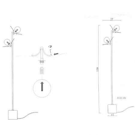 Торшер Imperiumloft MATISSE MATISSE-FL01