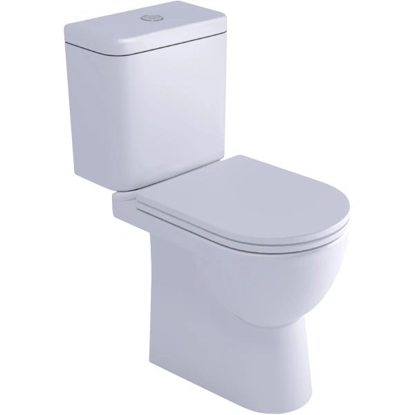 Унитаз-компакт Santek Остин Лайт 1WH501877 с сиденьем микролифт, белый