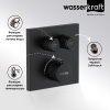 Смеситель для ванны WasserKRAFT Elbe 7448 Thermo черный