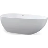 Акриловая ванна Ceruttispa Mimi CT9671 170x80 см, отдельностоящая, белый