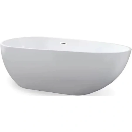 Акриловая ванна Ceruttispa Mimi CT9671 170x80 см, отдельностоящая, белый