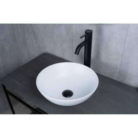 Раковина-чаша GID 9081wm 36x36 см, накладная, белый матовый