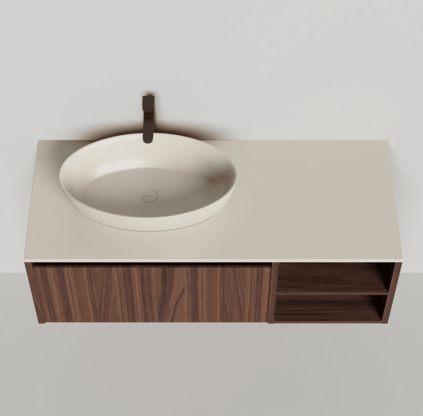 Тумба под раковину Salini Domino 120 27D212A шпон/RAL