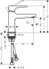 Смеситель для раковины hansgrohe Metropol 32500000