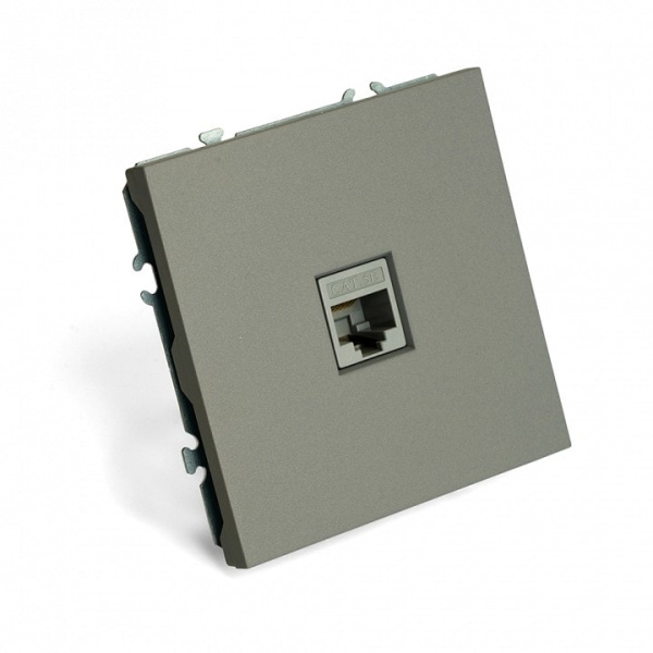 Розетка Ethernet RJ-45 без рамки Stekker Эмили 49951