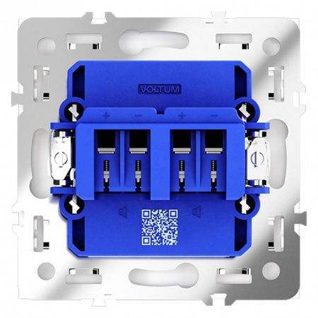 Розетка акустическая без рамки Voltum S70 VLS060301