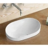Раковина CeramaLux 5006B 59x40 см, встраиваемая сверху, белый