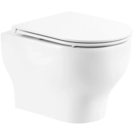 Унитаз подвесной BelBagno Lucie BB063CHR безободковый, белый