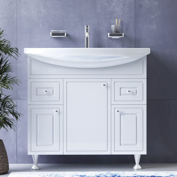 Тумба с раковиной Damixa Palace One M41-FSX0853WG-WCC085