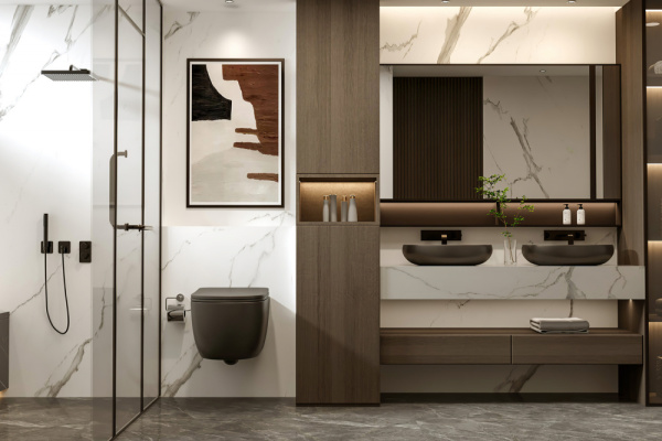 Унитаз подвесной Abber Bequem AC1104MB черный