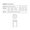 Раковина Dea Design Pedestal Basin 40DD2012 400 R1 sunset