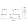 Бачок для унитаза BelBagno Monica BB805T белый
