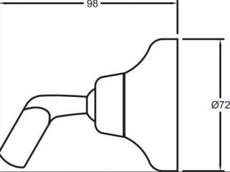 Держатель для душа Jacob Delafon Fairfax E75093-CP