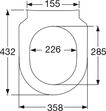 Крышка-сиденье Villeroy & Boch Subway 9M65S101 белый, с микролифтом