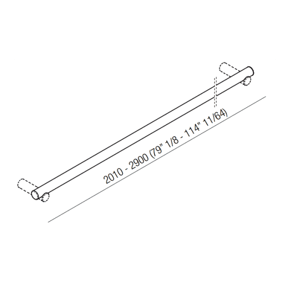 Поручень Agape Dot line ADTL3000RT светлое дерево