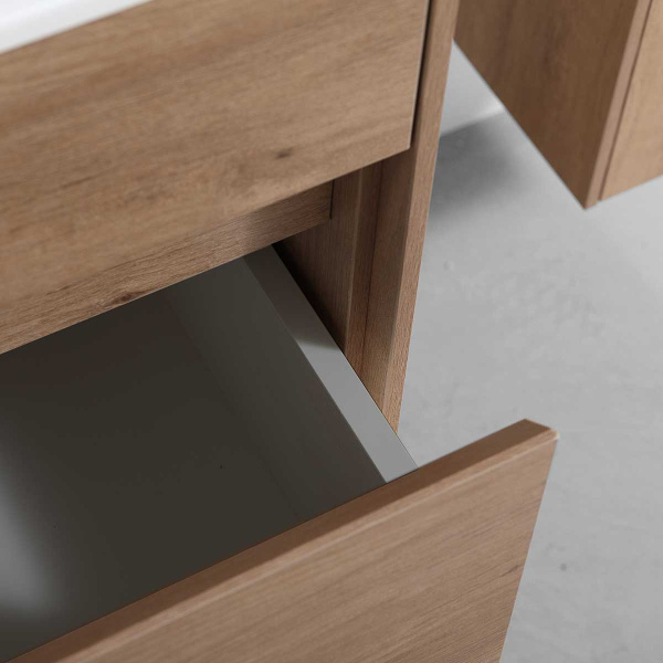 Тумба под раковину Vincea Chiara 80 см VMC-2C800NO светлое дерево