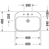 Раковина 65x49,5 см Duravit Happy D.2 2316650000