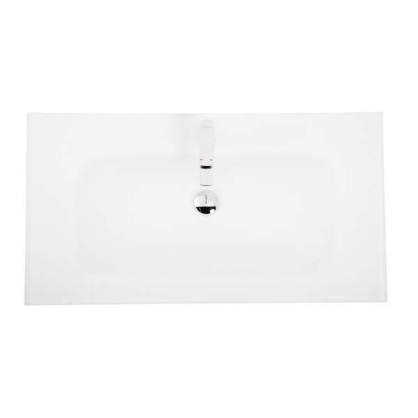 Раковина BelBagno 81 BB810/465-LV-VTR-BO белая матовая