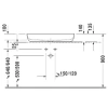 Раковина 80x40 см Duravit Luv 0379800000
