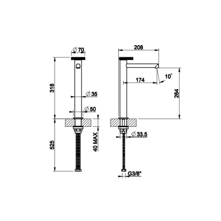 Смеситель для раковины Gessi Anello 63306#031