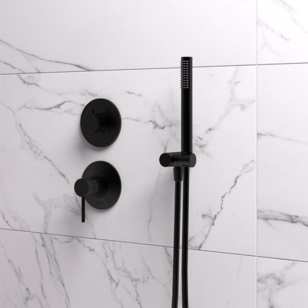 Душевой гарнитур Paini 53PZ440TTP4 черный матовый