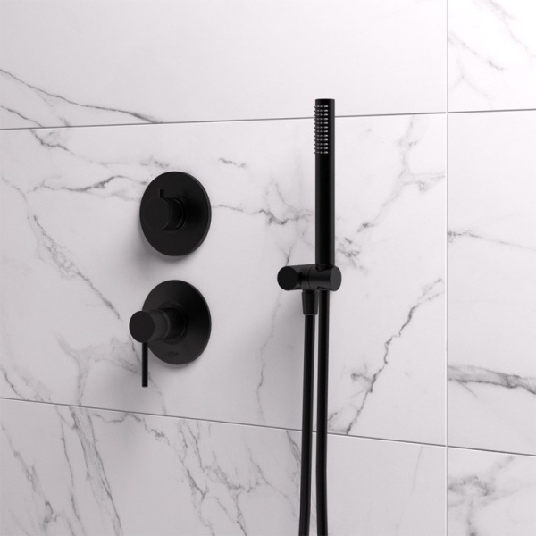 Душевой гарнитур Paini 53PZ440TTP4 черный матовый