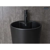 Раковина GID Nb131bm 40x40 см, напольная, черный матовый