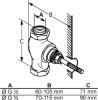 Скрытая часть для смесителя Kludi 29811, бронза