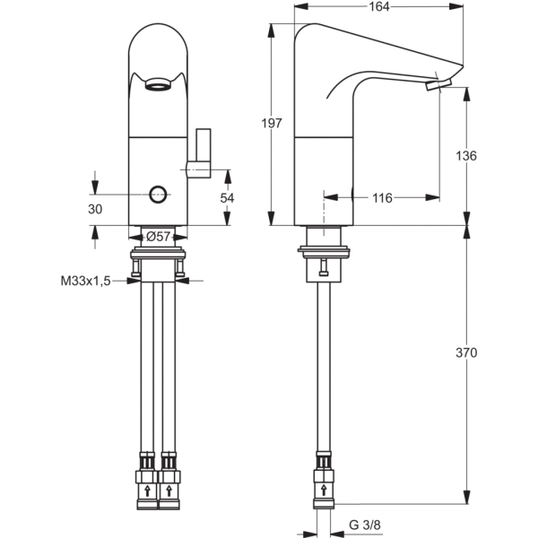 Смеситель для раковины Ideal Standard Ceraplus A4152AA