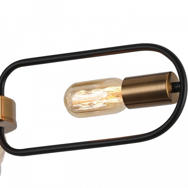 Люстра на штанге ILLUMICO IL8253-3COU-79 BK GD