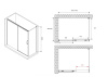 Душевой уголок Abber Komfort 140x90 AG93140-S92