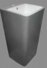 Раковина CeramaLux P7004L 40x40 см, напольная, белый