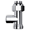 Узел нижнего подключения Royal Thermo Design прямой 1/2"х3/4"EK (хром)