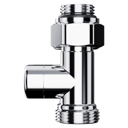 Узел нижнего подключения Royal Thermo Design прямой 1/2"х3/4"EK (хром)