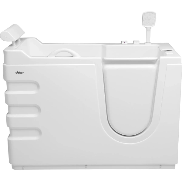 Акриловая ванна Abber AB9000 C L 130x70 см L, белый