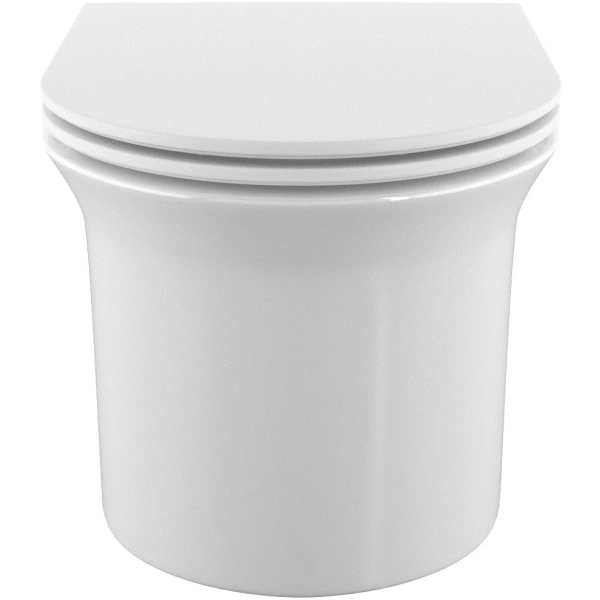 Унитаз подвесной IDDIS Sena SENRDSEi25 безободковый, с сиденьем микролифт, белый