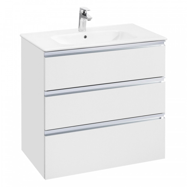 Тумба под раковину Roca Gap 80 A857406806 белый глянец