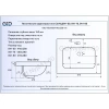 Раковина 81x47 см GID Simple N NYJ841-80