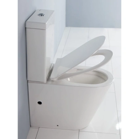 Чаша напольного безободкового унитаза BelBagno Flay-R BB007CPR