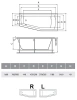 Акриловая ванна Relisan Aquarius 160х70 Гл000013735 белый