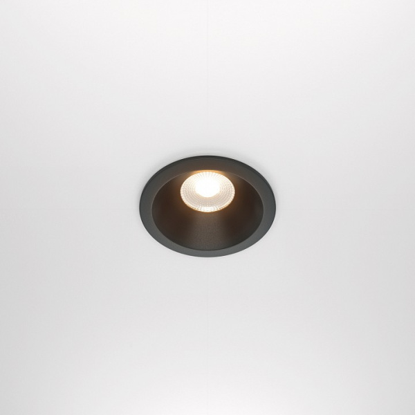 Встраиваемый светильник Maytoni Technical Зум DL034-01-12W2.7K-B