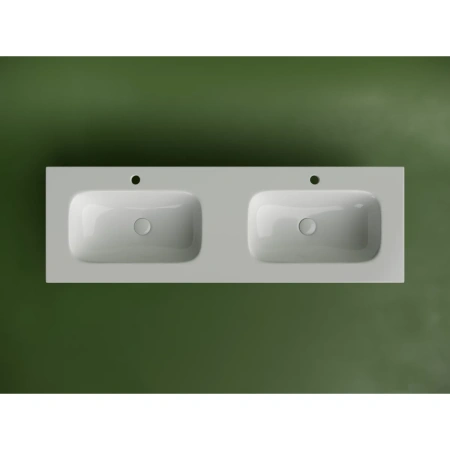 Раковина Ceramica Nova Grace CN7022 141x46 см, накладная, белый
